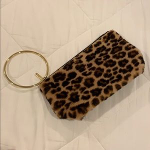 🆕 THACKER NYC: Leopard Clutch w/ Gold Ring